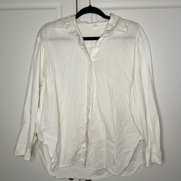 Arket Regular Fit Cotton Poplin Button Down - Picture 2 of 12